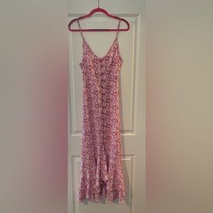 Pink Lily - your all I need floral pink dress